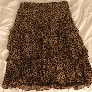 Ralph Lauren Leopard Skirt